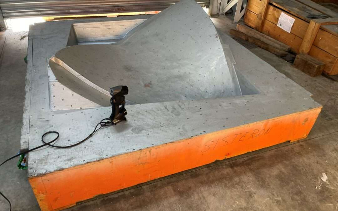 Numérisation de grands outillages dans un magasin industriel
